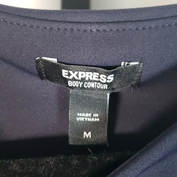 Express Dark Navy Blue Body Contour Tank Top SZ M - NWT - Picture 7 of 8